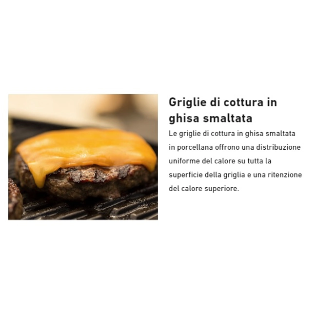 Vendita online Barbecue a gas Weber Q 2200 con supporto black